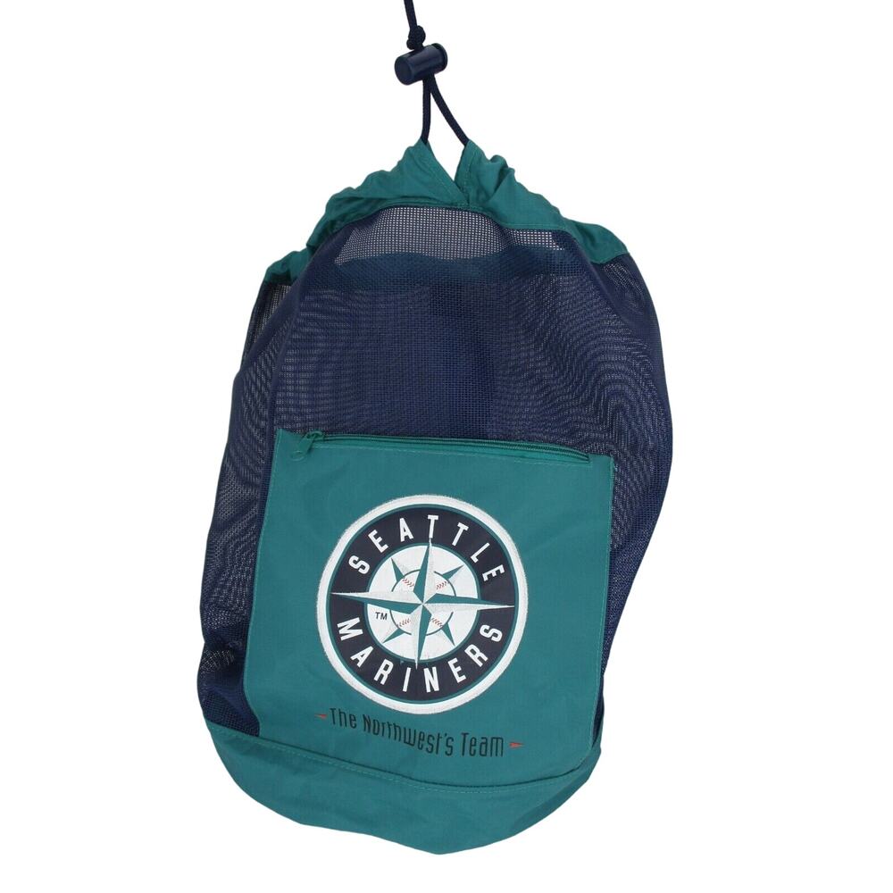 Seattle Mariners Sports Mesh Baseball Equipment Shoulder Pack Bag